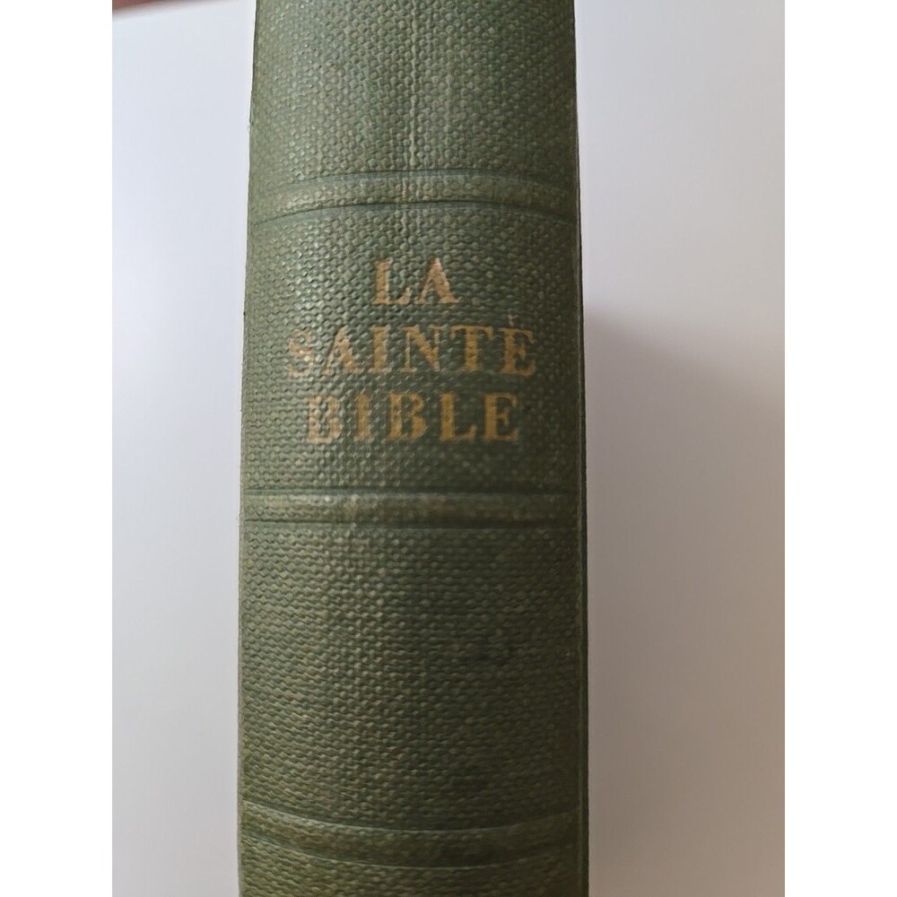 La Sainte Bible French Bible Nouvelle Édition Revue Hardcover Louis Segond, 1957